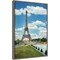 Eiffel Tower Paris III by Alan Blaustein 16-in. W x 23-in. H. Canvas Wall Art Print Framed in Grey